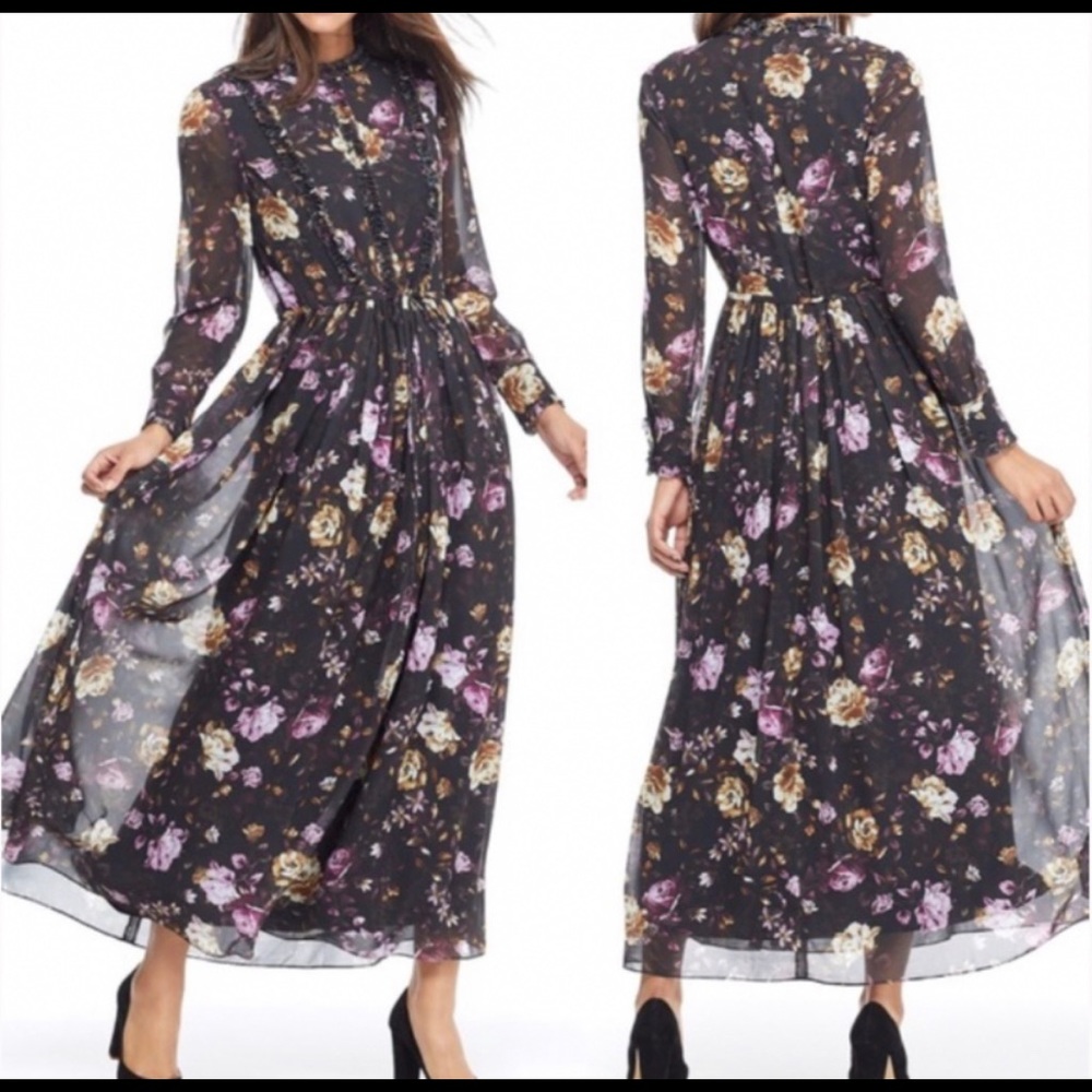 NWT Gal Meets Glam Makela Maxi Dress